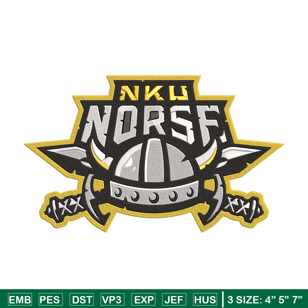 Northern Kentucky logo embroidery design, Sport embroidery, logo sport embroidery, Embroidery design, NCAA embroidery.jpg