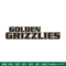 Oakland Golden logo embroidery design, NCAA embroidery, Embroidery design, Logo sport embroidery, Sport embroidery.jpg