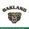 Oakland University logo embroidery design, NCAA embroidery, Sport embroidery,logo sport embroidery,Embroidery design..jpg