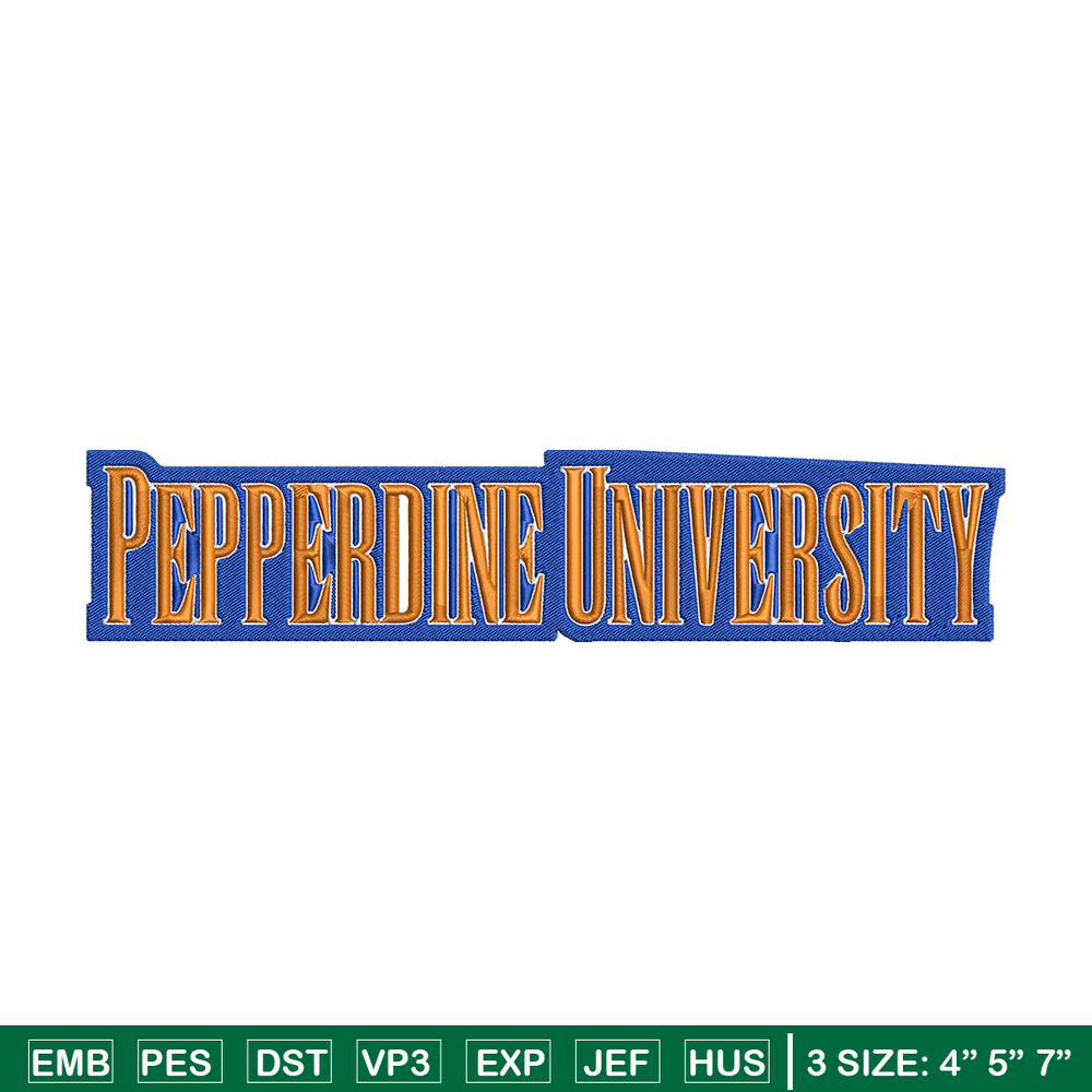 Pepperdine Waves logo embroidery design, NCAA embroidery, Sport embroidery, logo sport embroidery, Embroidery design..jpg