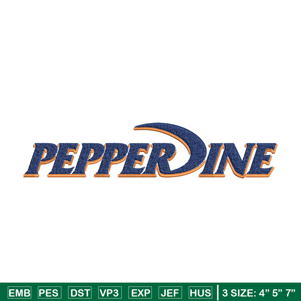 Pepperdine Waves logo embroidery design, NCAA embroidery, Sport embroidery, logo sport embroidery, Embroidery design.jpg