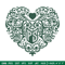 Portland State heart embroidery design, Sport embroidery, logo sport embroidery, Embroidery design,NCAA embroidery.jpg