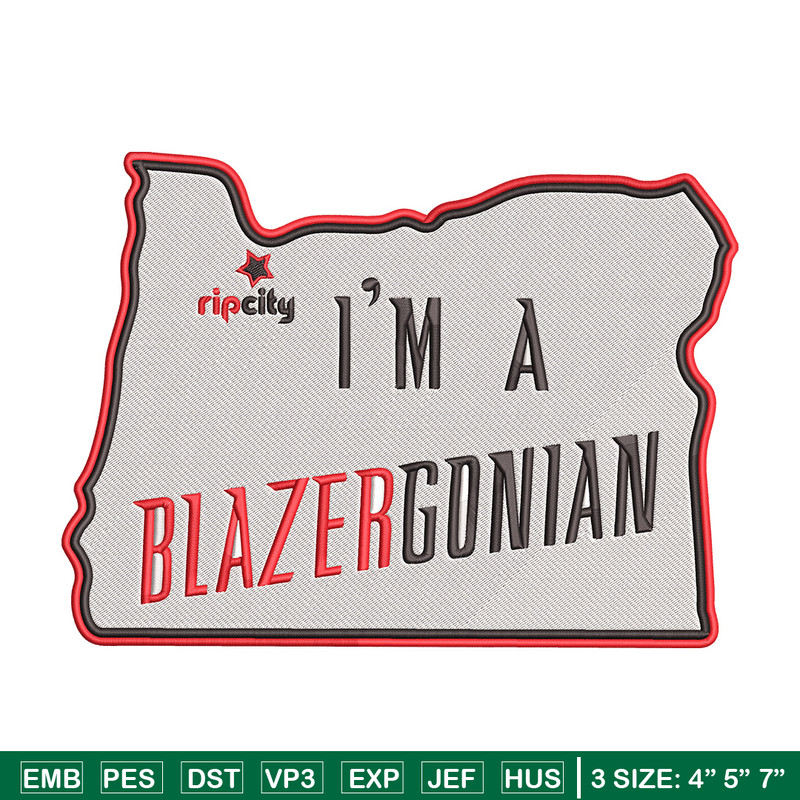 Portland Trail Blazers logo embroidery design, NBA embroidery,Sport embroidery, Embroidery design, Logo sport embroidery.jpg