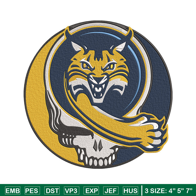 Quinnipiac University logo embroidery design, Sport embroidery, logo sport embroidery,Embroidery design, NCAA embroidery.jpg