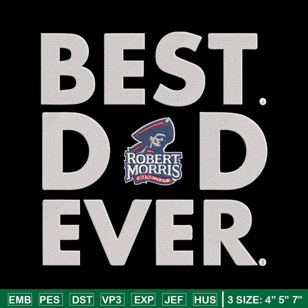 Robert Morris poster embroidery design, NCAA embroidery, Sport embroidery, Embroidery design, Logo sport embroidery.jpg