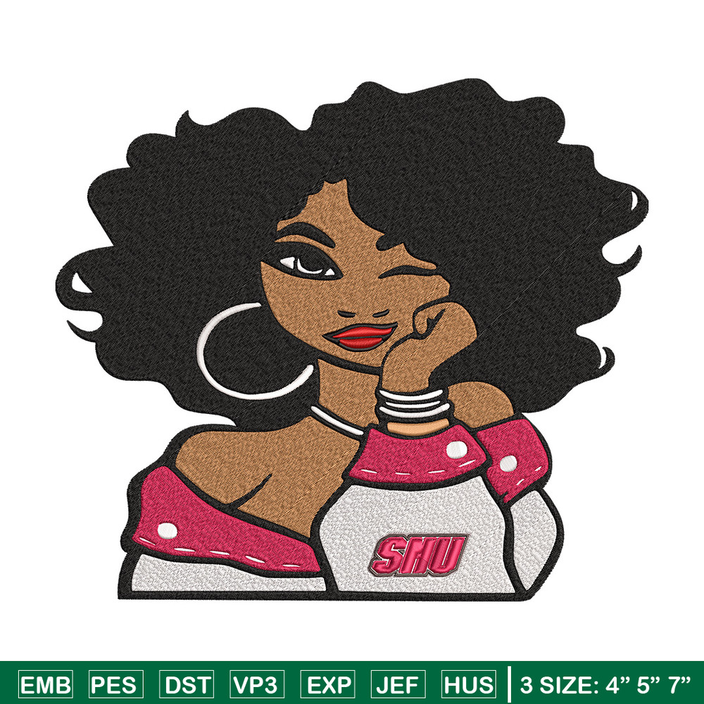 Sacred Heart girl embroidery design,NCAA embroidery,Embroidery design,Logo sport embroidery, Sport embroidery..jpg