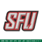 Saint Francis logo embroidery design, NCAA embroidery, Embroidery design,Logo sport embroidery,Sport embroidery.jpg