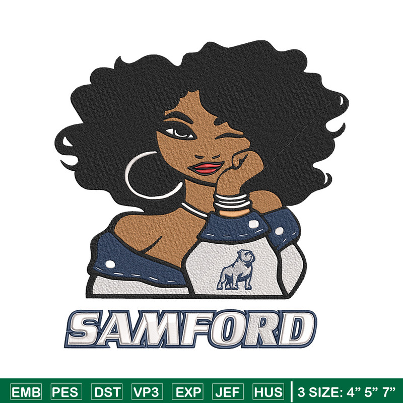 Samford University girl embroidery design, NCAA embroidery, Embroidery design, Logo sport embroidery,Sport embroidery.jpg