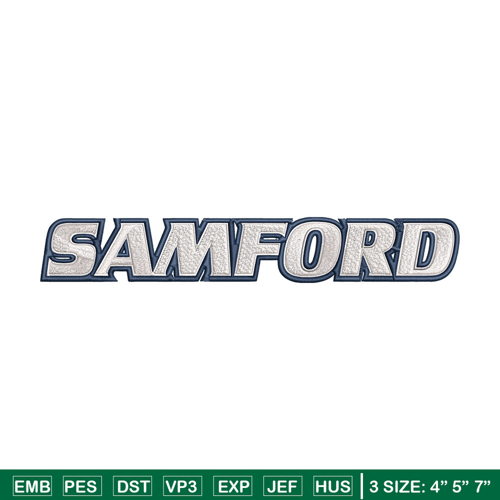 Samford university logo embroidery design, NCAA embroidery, Embroidery design, Logo sport embroidery, Sport embroidery.jpg