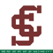 Santa Clara University logo embroidery design,NCAA embroidery,Sport embroidery,logo sport embroidery,Embroidery design.jpg