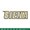 Siena College logo embroidery design, NCAA embroidery, Sport embroidery, Logo sport embroidery,Embroidery design.jpg