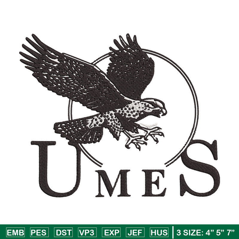 UMES mascot embroidery design, NCAA embroidery, Sport embroidery,Logo sport embroidery,Embroidery design.jpg