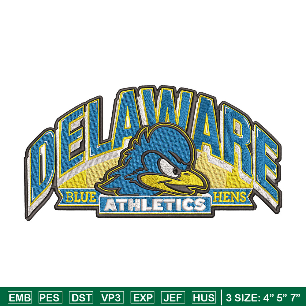 University Delaware logo embroidery design, Sport embroidery, logo sport embroidery, Embroidery design,NCAA embroidery.jpg