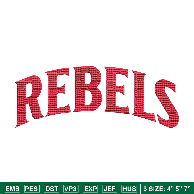 UNLV Rebels logo embroidery design, NCAA embroidery,Sport embroidery, Logo sport embroidery, Embroidery design..jpg