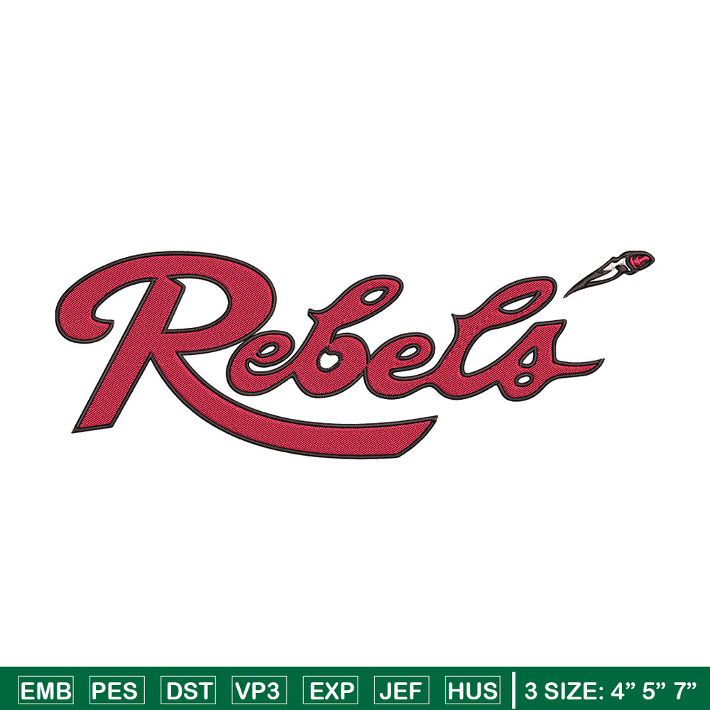 UNLV Rebels logo embroidery design, NCAA embroidery,Sport embroidery,Logo sport embroidery,Embroidery design.jpg