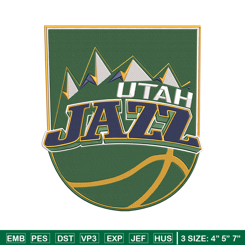Utah Jazz logo embroidery design,NBA embroidery,Sport embroidery, Embroidery design, Logo sport embroidery.jpg