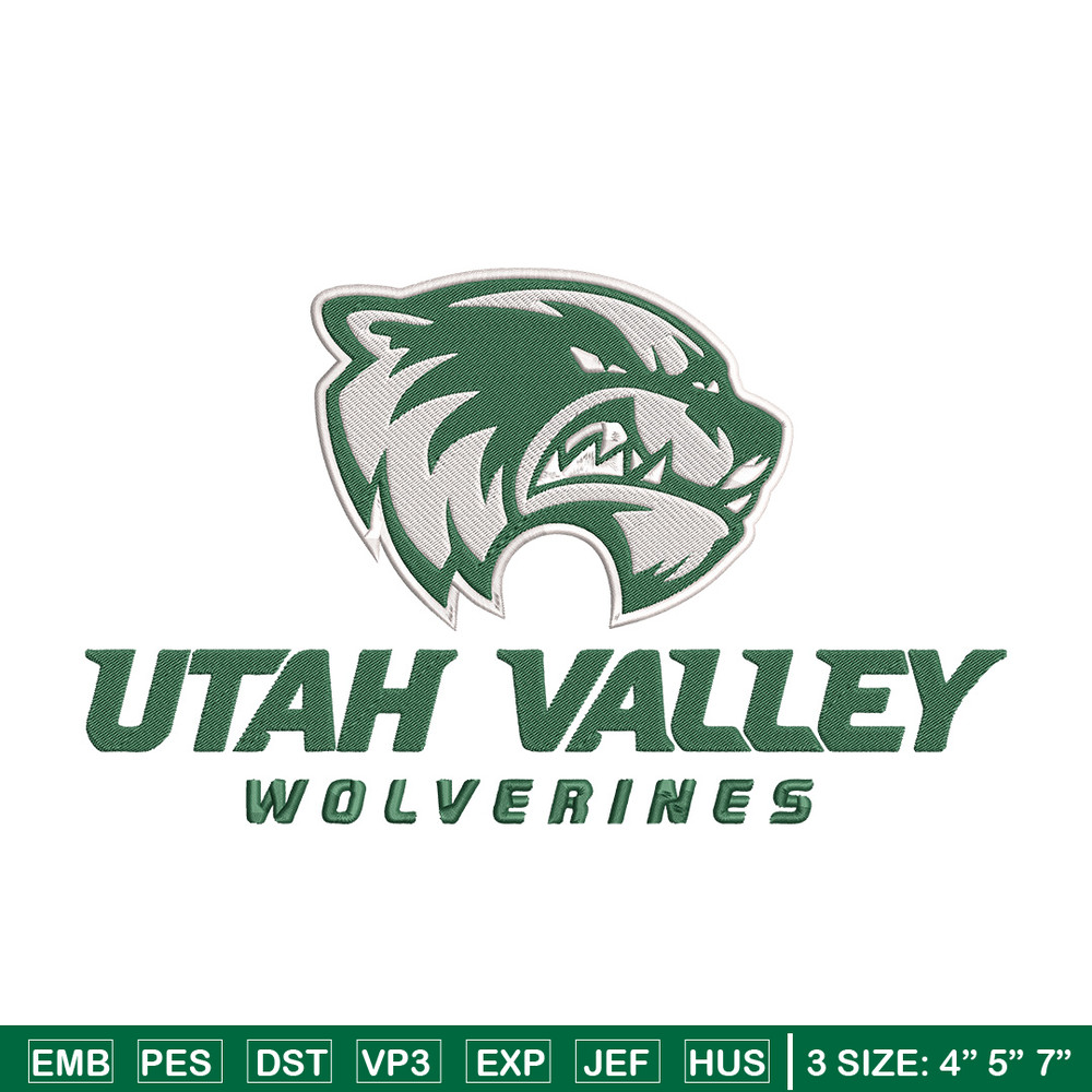 Utah Valley University embroidery design, NCAA embroidery, Sport embroidery, Embroidery design, Logo sport embroidery.jpg