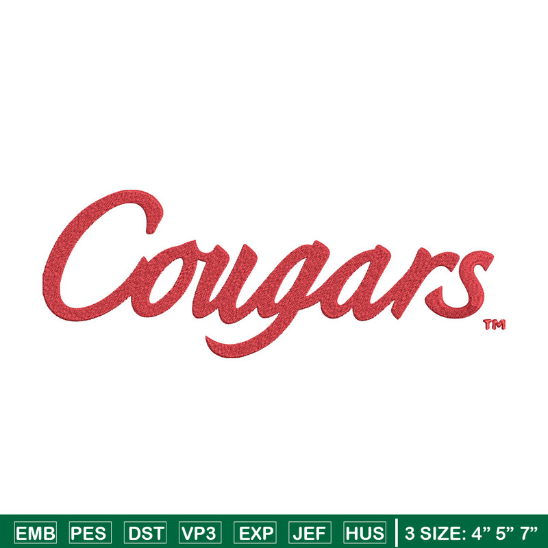 Washington State logo embroidery design, NCAA embroidery, Sport embroidery,logo sport embroidery,Embroidery design.jpg