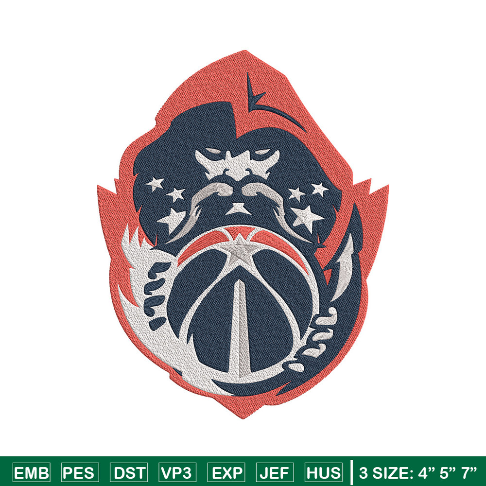 Washington Wizards design embroidery design, NBA embroidery, Sport embroidery,Embroidery design , Logo sport embroidery.jpg
