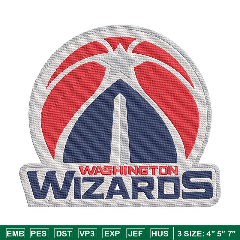 Washington Wizards logo embroidery design, NBA embroidery, Sport embroidery,Embroidery design,Logo sport embroidery..jpg