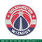 Washington Wizards logo embroidery design, NBA embroidery,Sport embroidery,Embroidery design,Logo sport embroidery..jpg