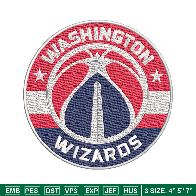 Washington Wizards logo embroidery design, NBA embroidery,Sport embroidery,Embroidery design,Logo sport embroidery..jpg