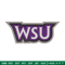 Weber State logo embroidery design, NCAA embroidery, Embroidery design,Logo sport embroidery,Sport embroidery.jpg