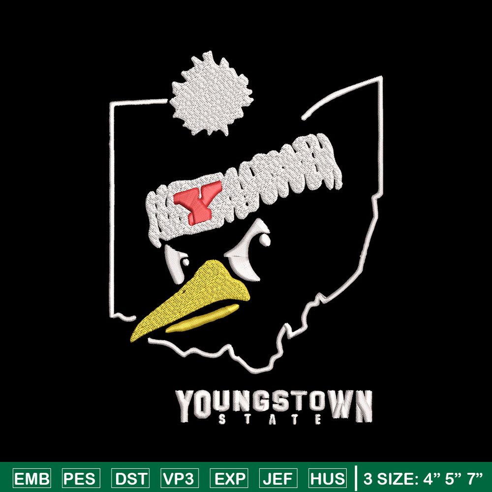 Youngstown State logo embroidery design, Sport embroidery, logo sport embroidery,Embroidery design, NCAA embroidery..jpg