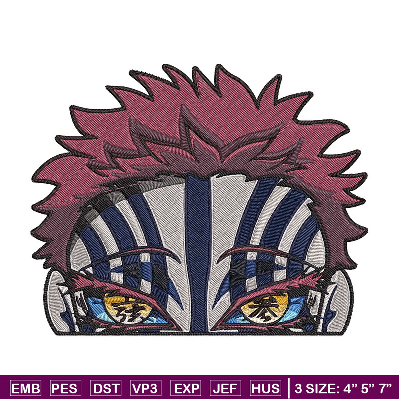 Akaza Embroidery Design, Demon slayer Embroidery, Embroidery File, Anime Embroidery, Anime shirt, Digital download.jpg