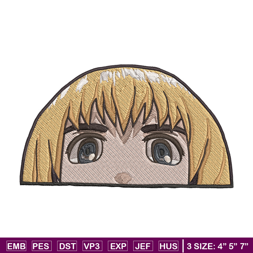 Armin Peeker Embroidery Design, Aot Embroidery, Embroidery File, Anime Embroidery, Anime shirt, Digital download.jpg