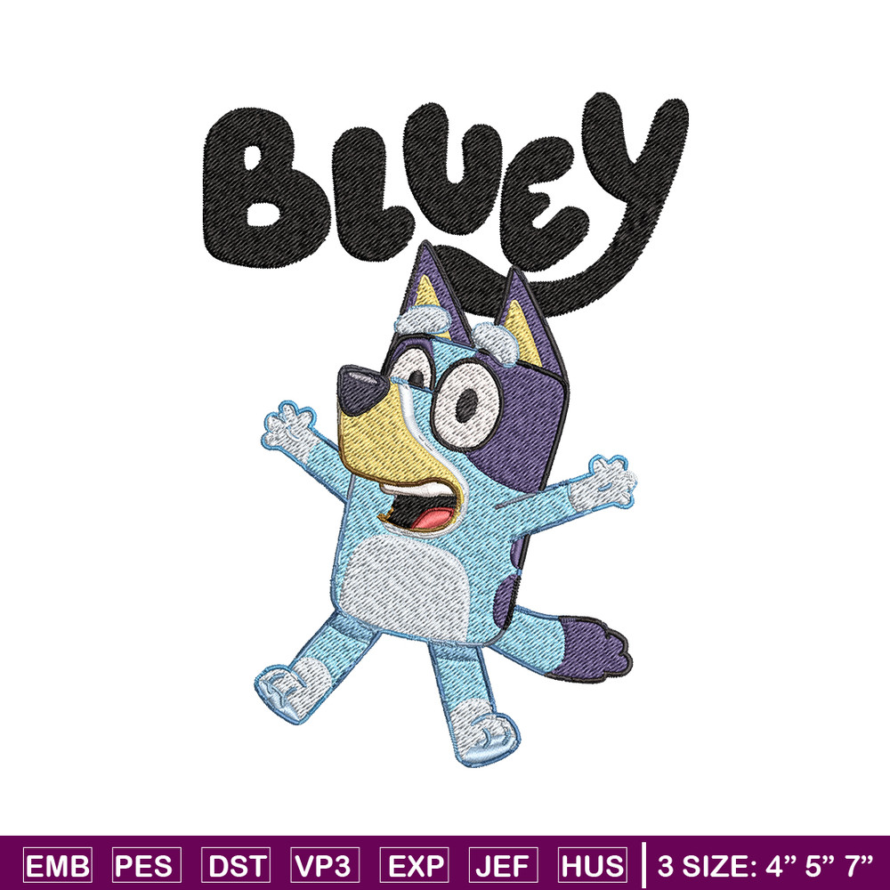 Bluey Embroidery, Bluey Cartoon Embroidery, cartoon Embroidery, cartoon shirt, Embroidery File, digital download..jpg