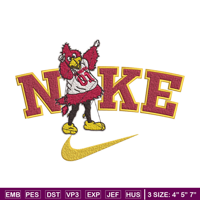 Cardinals NIKE embroidery design, NCAA embroidery, Nike design, Embroidery file, Embroidery shirt,Digital download.jpg