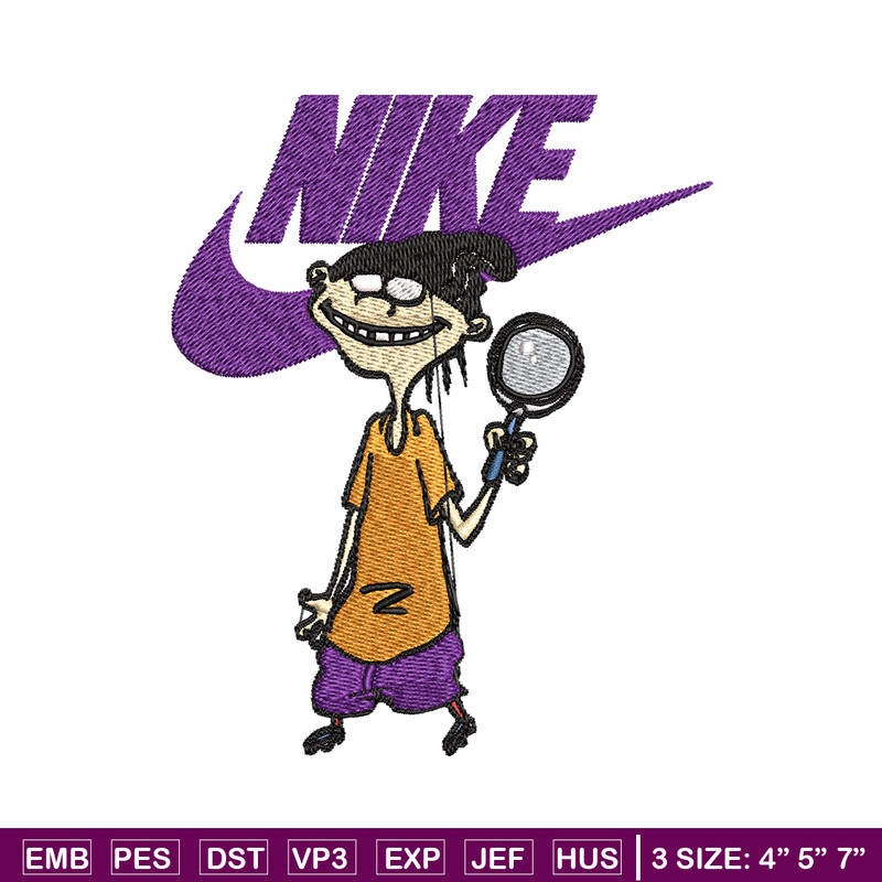 Cartoon Nike Embroidery design, Cartoon Embroidery, Nike design, Embroidery file, logo nike shirt, Instant download.jpg