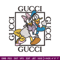 Daisy And Donald Duck Gucci Embroidery design, Disney Embroidery, cartoon design, Embroidery File, Digital download..jpg