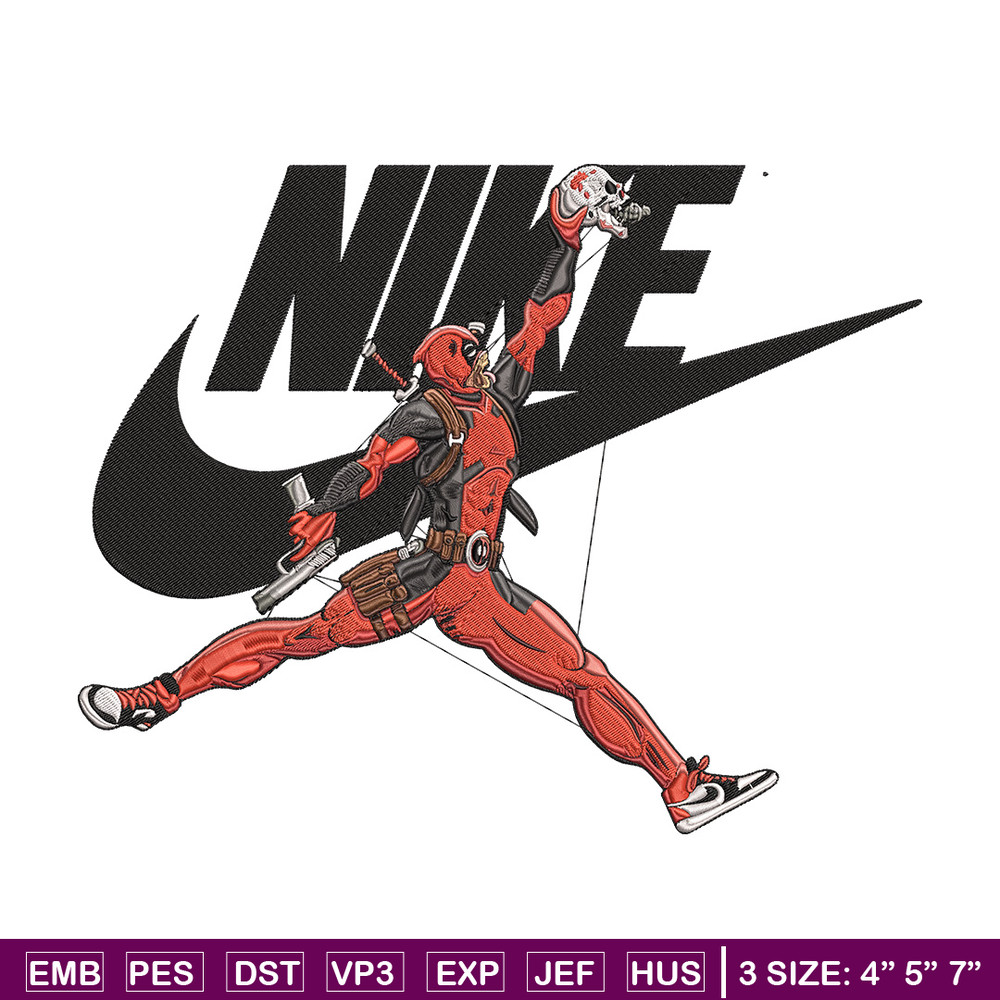 Deadpool nike Embroidery Design, Deadpool Embroidery, Embroidery File,Nike Embroidery, Anime shirt, Digital download.jpg