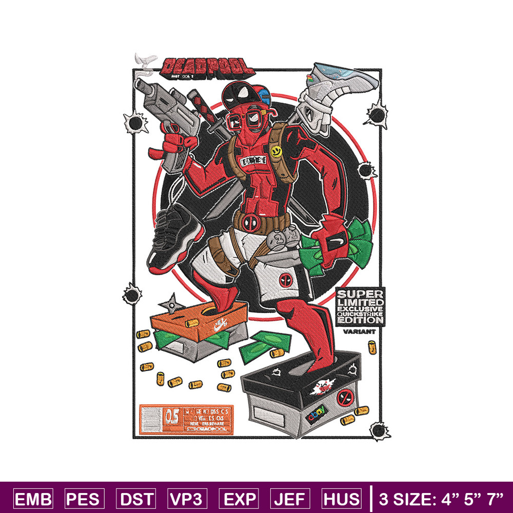 Deadpool poster Embroidery Design, Deadpool Embroidery, Embroidery File, Anime Embroidery, Anime shirt, Digital download..jpg
