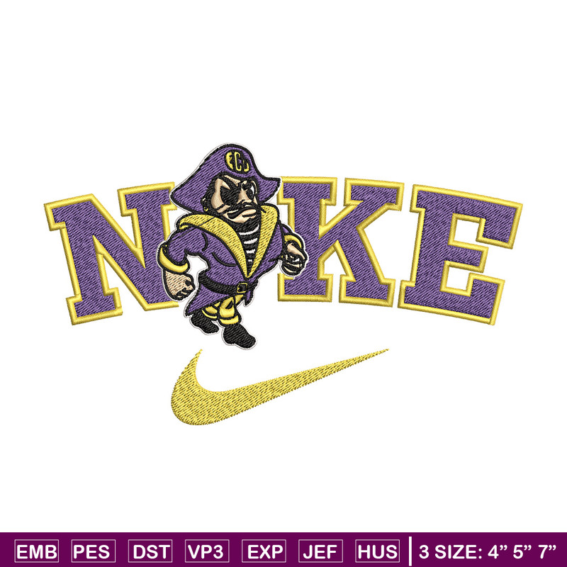 East Carolina embroidery design, Sport embroidery, Nike design, Embroidery file, Embroidery shirt,Digital download.jpg