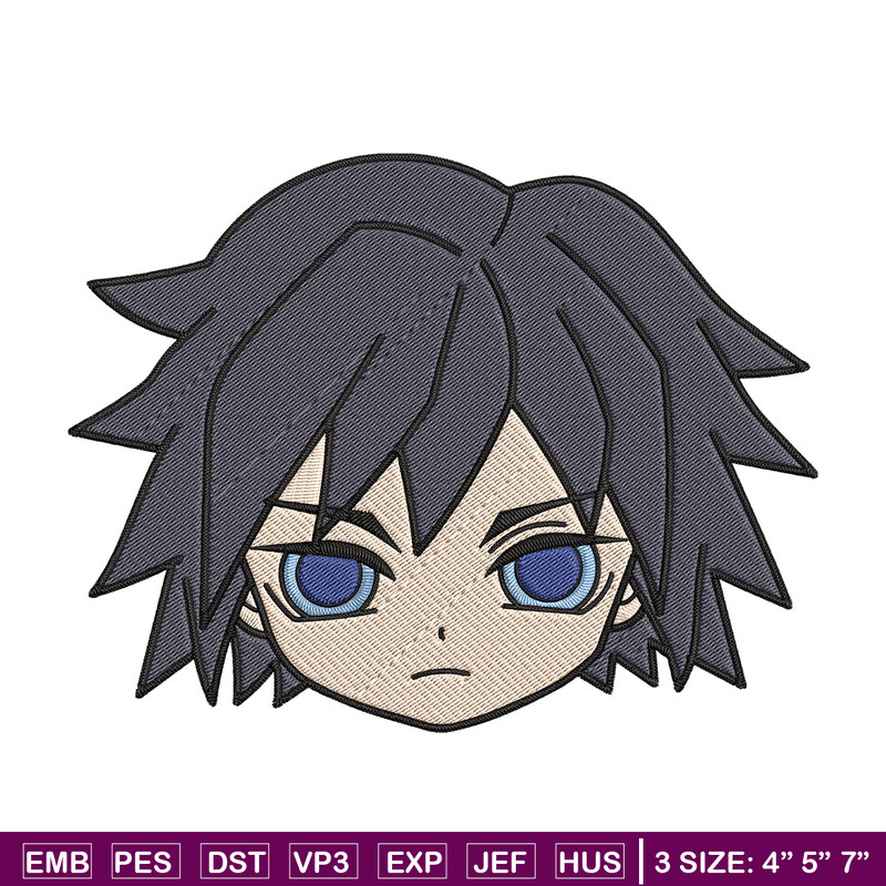 Giyuu chibi Embroidery Design,Demon slayer Embroidery,Embroidery File,Anime Embroidery,Anime shirt, Digital download.jpg