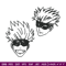 Gojo face Embroidery Design, Jujutsu Embroidery, Embroidery File, Anime Embroidery, Anime shirt, Digital download.jpg