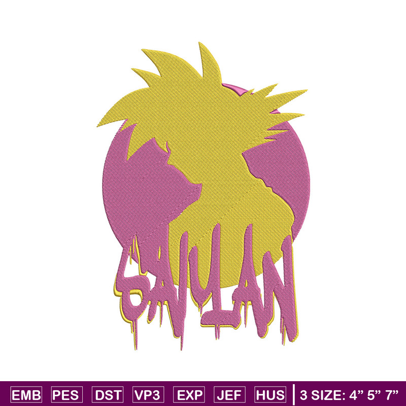 Goku circle Embroidery Design, Dragonball Embroidery, Embroidery File, Anime Embroidery, Anime shirt, Digital download..jpg