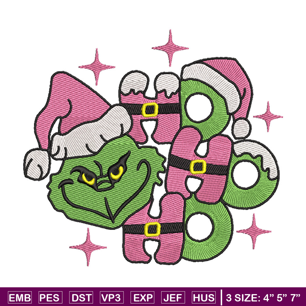 Grinch laugh embroidery design,Chrismas design, Embroidery shirt, Embroidery file, Grinch embroidery, Digital download.jpg