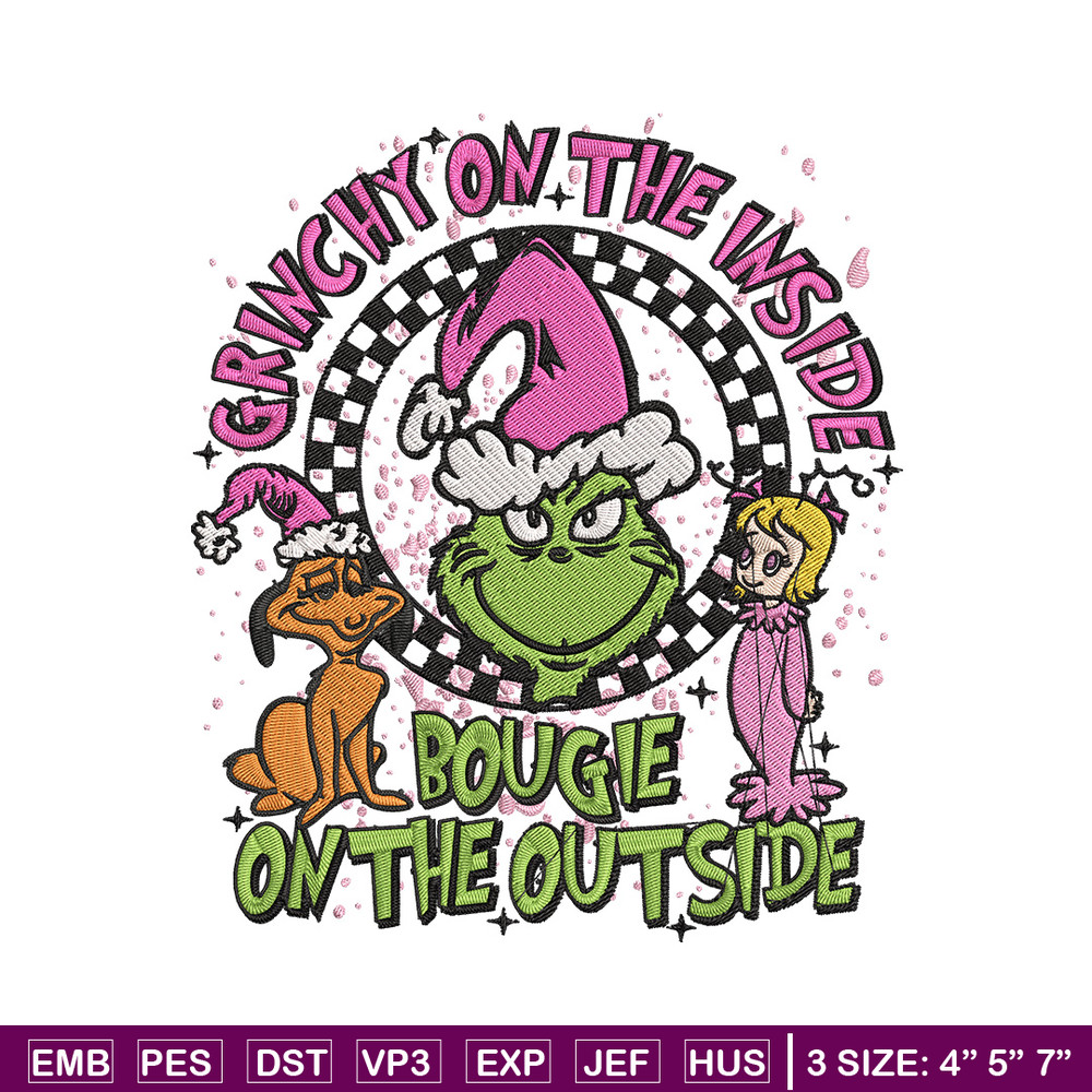 Grinch on the inside Embroidery Design, Grinch Embroidery, Embroidery File, Chrismas Embroidery, Digital download.jpg