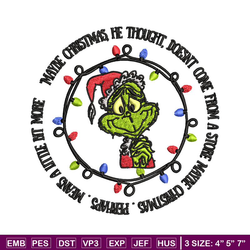 Grinch santa logo Embroidery design, Grinch merry christmas Embroidery, Grinch design, Embroidery File, Instant download.jpg