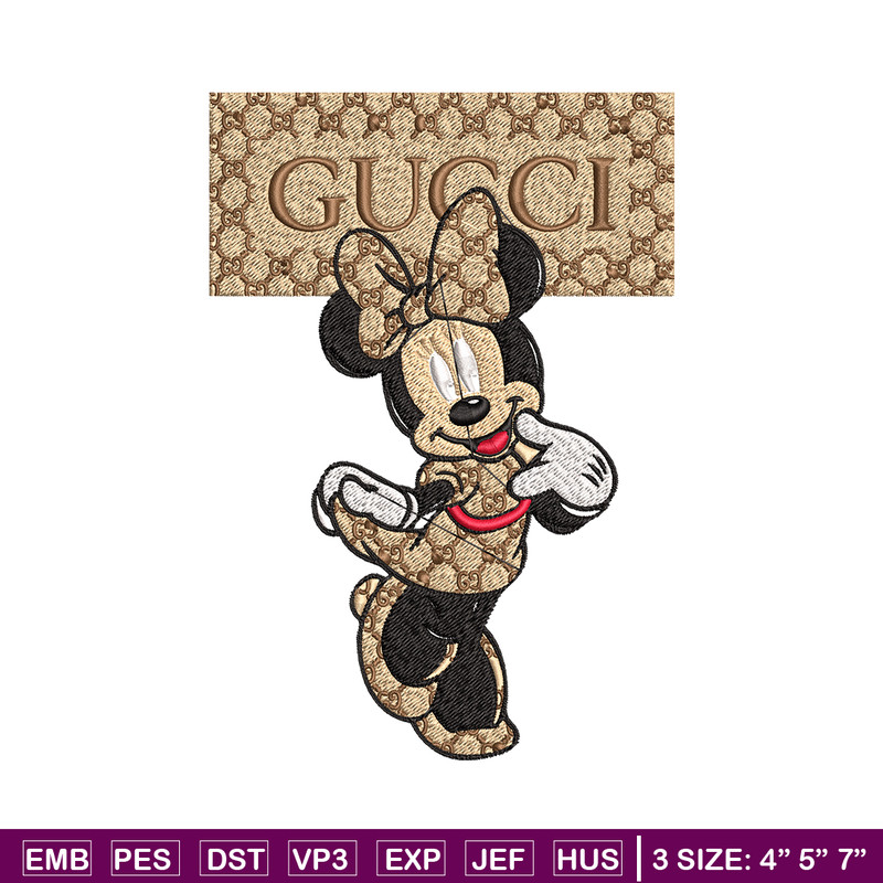 Gucci Minnie Embroidery design, Gucci Minnie Embroidery, Disney design, Embroidery File, cartoon shirt, Digital download.jpg