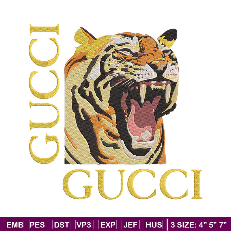 Gucci x Tiger Embroidery Design, Gucci Embroidery, Embroidery File, Anime Embroidery, Anime shirt, Digital download..jpg