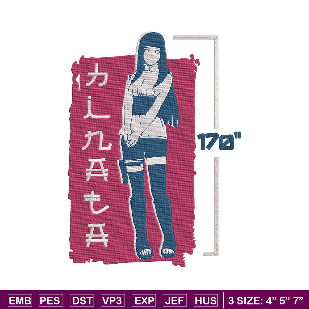 Hinata poster Embroidery Design, Naruto Embroidery, Embroidery File, Anime Embroidery,Anime shirt, Digital download.jpg
