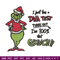 I Just Took A DNA Test Grinch Embroidery design, Grinch christmas Embroidery, Grinch design, Instant download..jpg