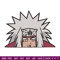 Jiraiya Peeker Embroidery Design, Naruto Embroidery, Embroidery File, Anime Embroidery, Anime shirt, Digital download.jpg