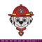 Marshall dog Embroidery Design, Paw patrol Embroidery, Embroidery File, Anime Embroidery, Anime shirt, Digital download.jpg