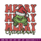 Merry Christmas Grinch Embroidery design, Grinch christmas Embroidery, logo design, Embroidery File, Instant download..jpg